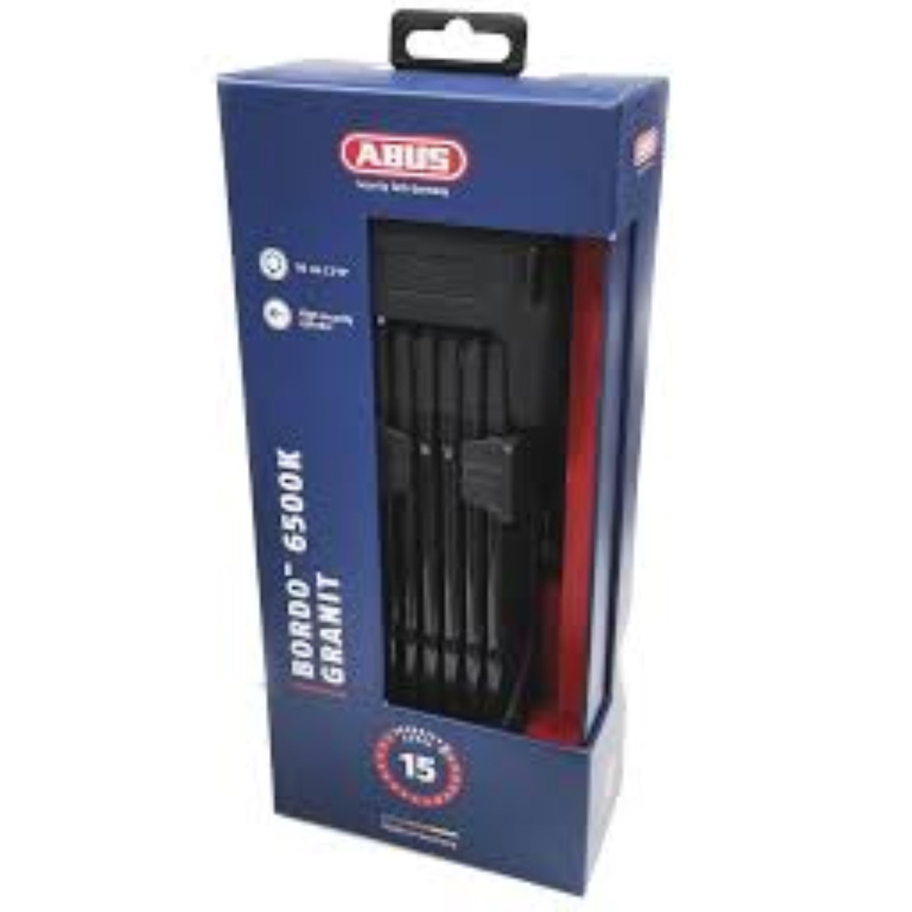 Велозамок ABUS BORDO GRANIT XPlus 6500K/90